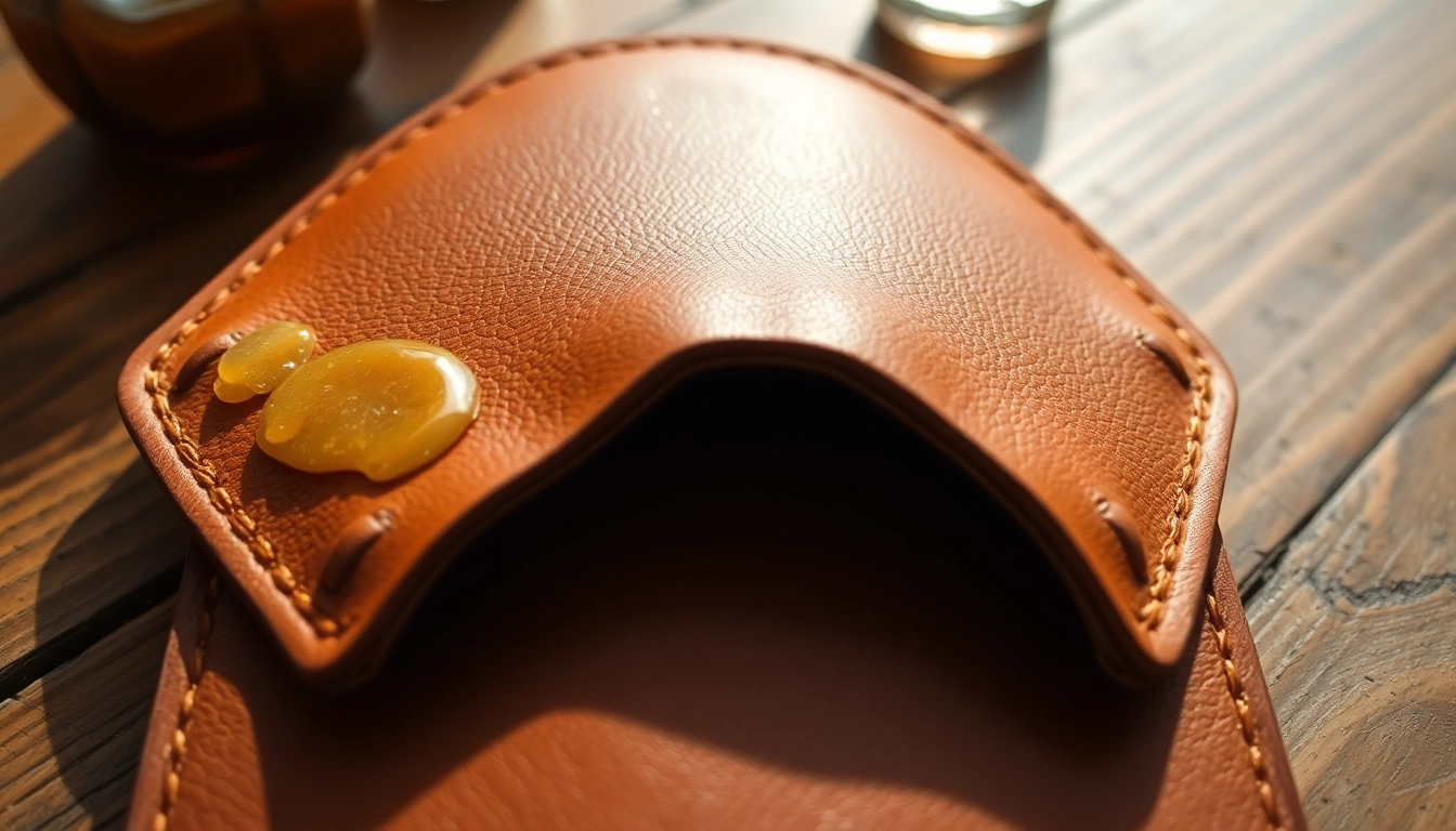 Comparison of Beeswax vs. Petroleum-based leather dressings on leather texture and finish.
