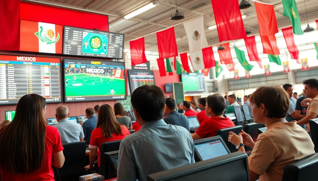 Engage with the best sports betting sites for Mexico through a vibrant betting scene filled with excitement.