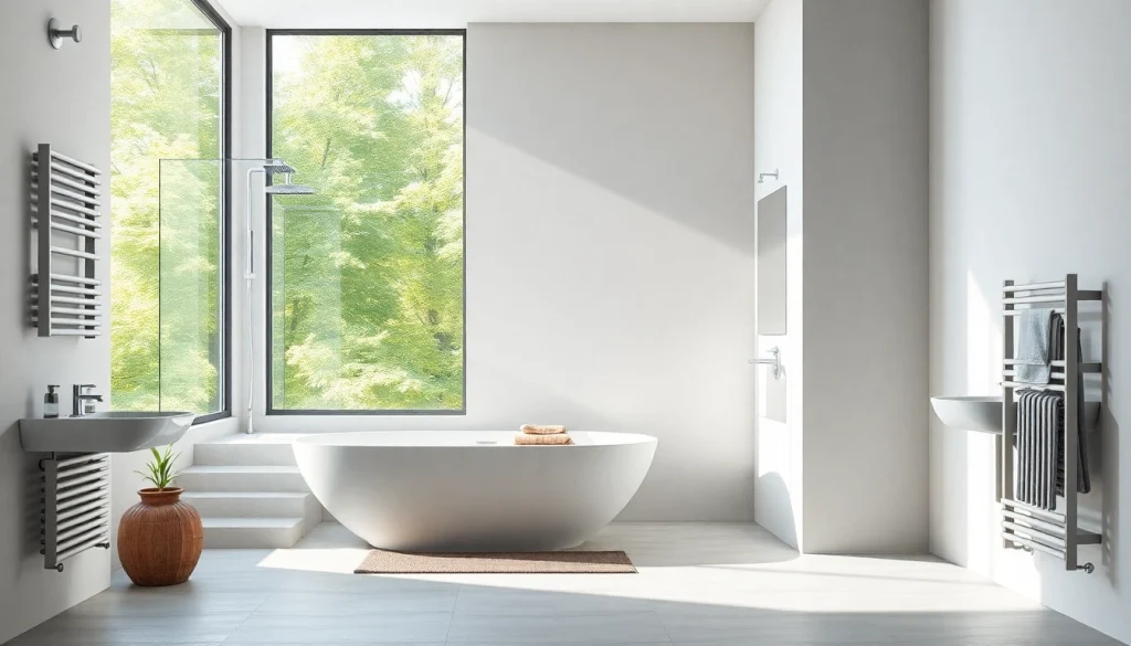 Sonni sanitär Badezimmerprodukte in modernem Design und eleganter Atmosphäre präsentieren.