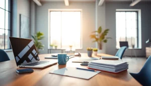 Engaging workspace at https://fhpts.com showcasing productivity tools and creative decor.