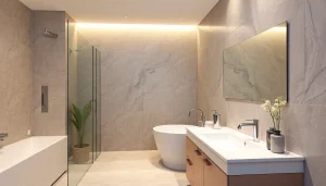 Ремонт ванн профессиональным специалистом в чистом и аккуратном рабочем пространстве.