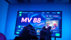 MV 88 gaming interface showcasing USDT transactions and vibrant gameplay.