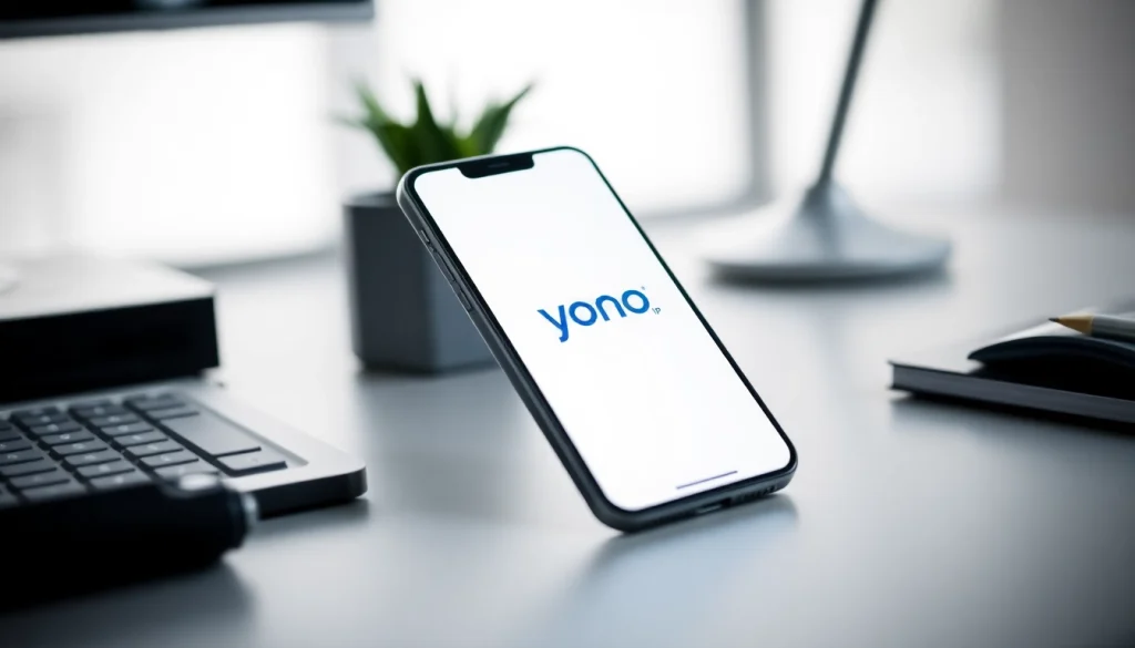 Explore the Yono vip app interface on a modern smartphone, showcasing its sleek design and features.