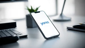 Explore the Yono vip app interface on a modern smartphone, showcasing its sleek design and features.