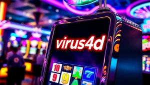 Bermain pada virus4d login slot dengan tampilan mesin slot yang menarik dan berwarna.