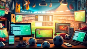Highlighting the best sports betting sites in India through dynamic betting apps and engaging sports visuals.