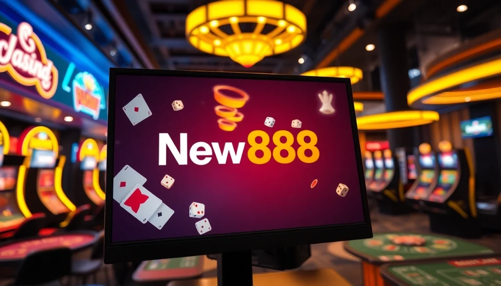 Experience the excitement of the New888 gaming platform with a lively online casino scene.