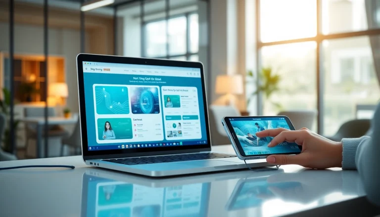Nền Tảng RR88 visualized on modern devices in a professional workspace.