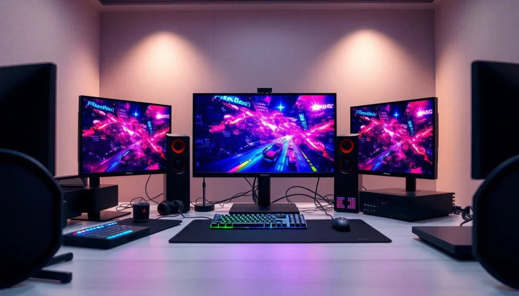 Mengakses link sayaptogel pada setup gaming modern yang dinamis dan menarik.