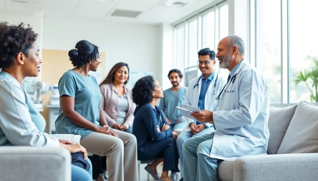 Illustrating the importance of Health through a doctor-patient interaction in a modern clinic.