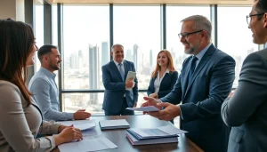 Engage with Quickplus Business Consultants in a vibrant and professional workspace.