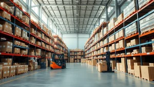 Find a modern warehouse near me with organized spaces and efficient storage solutions.