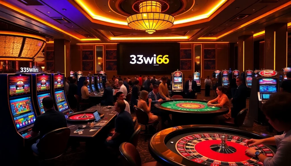 Experience thrilling gameplay at 33win 66 with dynamic slots and vibrant casino tables.