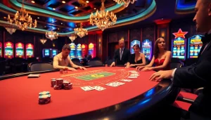 Experience the thrill of gambling at Go8's elegant casino tables.