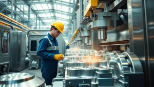 Plating on high silicone aluminium Malaysia showcased in a modern manufacturing facility.