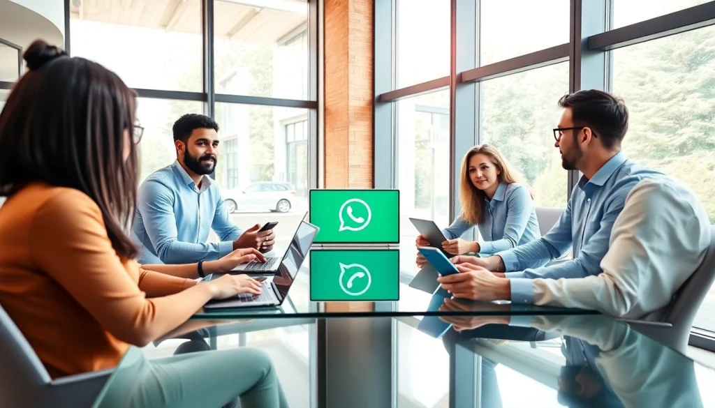 Understand What is a CRM for WhatsApp with a professional team in discussion.