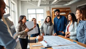 Engaged professionals discussing construction advocacy Colorado strategies in a collaborative meeting.
