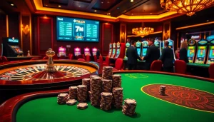 Experience the thrill of betting with live scores from 7m.cn in an elegant casino setting.