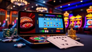 Experience thrilling gambling action with 12bet's casino games and betting interface.