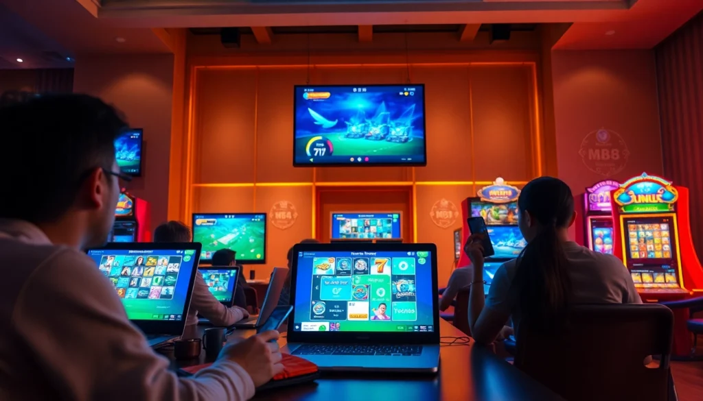 Engaging online gaming environment at https://mm88.agency/ with players enjoying diverse games in a trustworthy atmosphere.