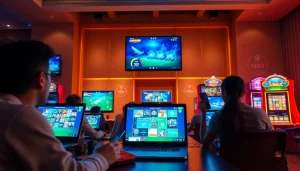 Engaging online gaming environment at https://mm88.agency/ with players enjoying diverse games in a trustworthy atmosphere.