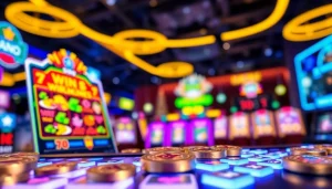 Permainan slot zoom188 yang menarik dalam suasana kasino virtual yang cerah.