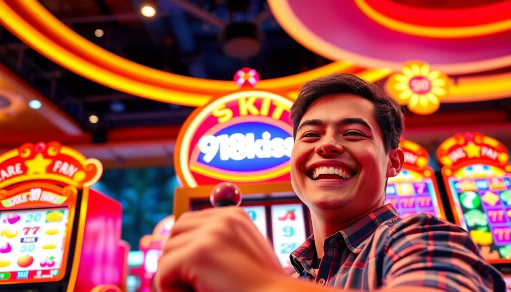 เล่นสล็อต 918kiss slot อย่างมีความสุขในคาสิโนสด