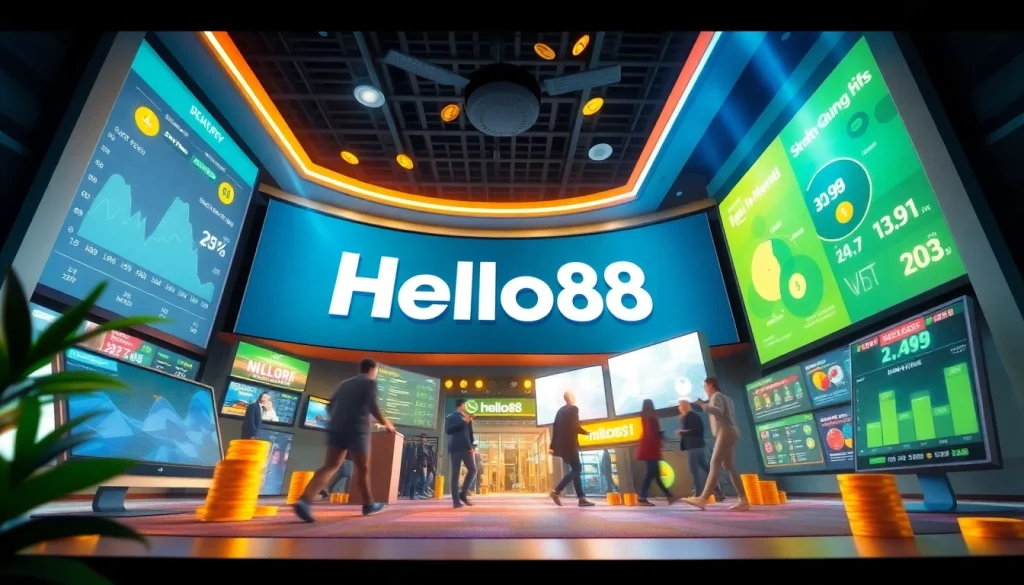 Hello88 engaging online gaming environment showcasing excitement and innovation.