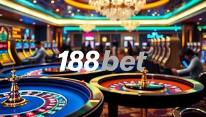 Experience the excitement of gambling at 188bet's luxury casino environment.