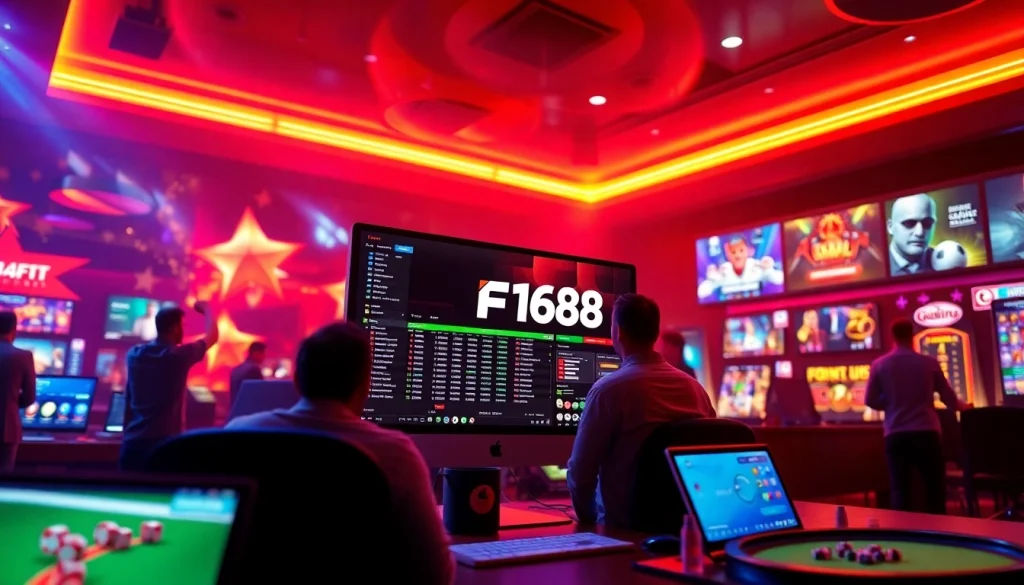 Engaging online betting environment featuring เจ้ามือรับแทง F168 with dynamic visuals and a professional interface.