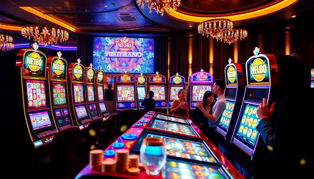 Nổ Hũ QH88 slot game interface capturing the excitement of online gambling with engaging players.