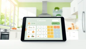 Engaging calorie calculator showcasing daily calorie needs and nutrition details.