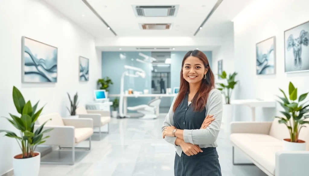 Modern and inviting interior of the best dental clinic in Malaysia, showcasing professional dental care.