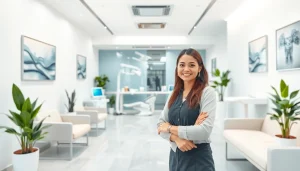 Modern and inviting interior of the best dental clinic in Malaysia, showcasing professional dental care.