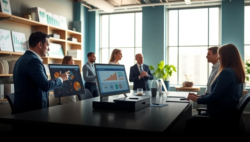 Financial professionals collaborating on successful withdrawals at BOX138, symbolizing stability and growth.