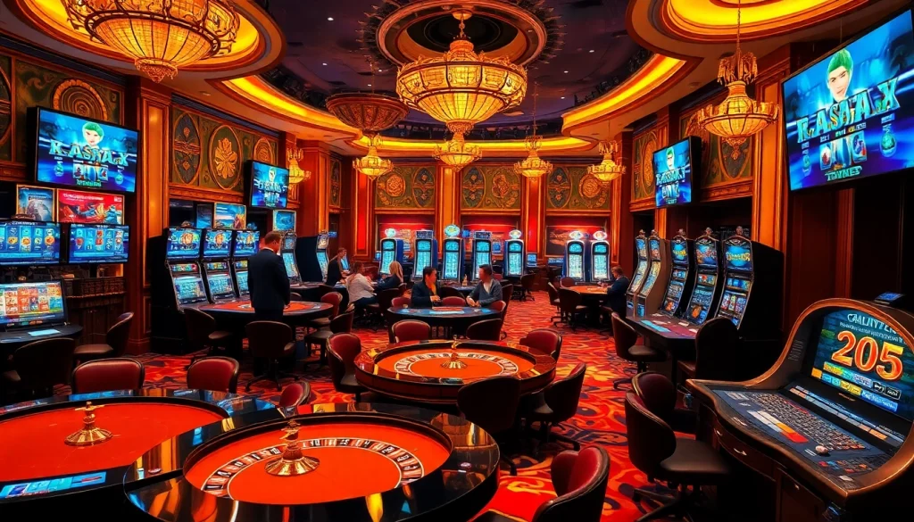 Experience the excitement of live gaming at https://riobett.com.br with thrilling casino tables and vibrant lights.