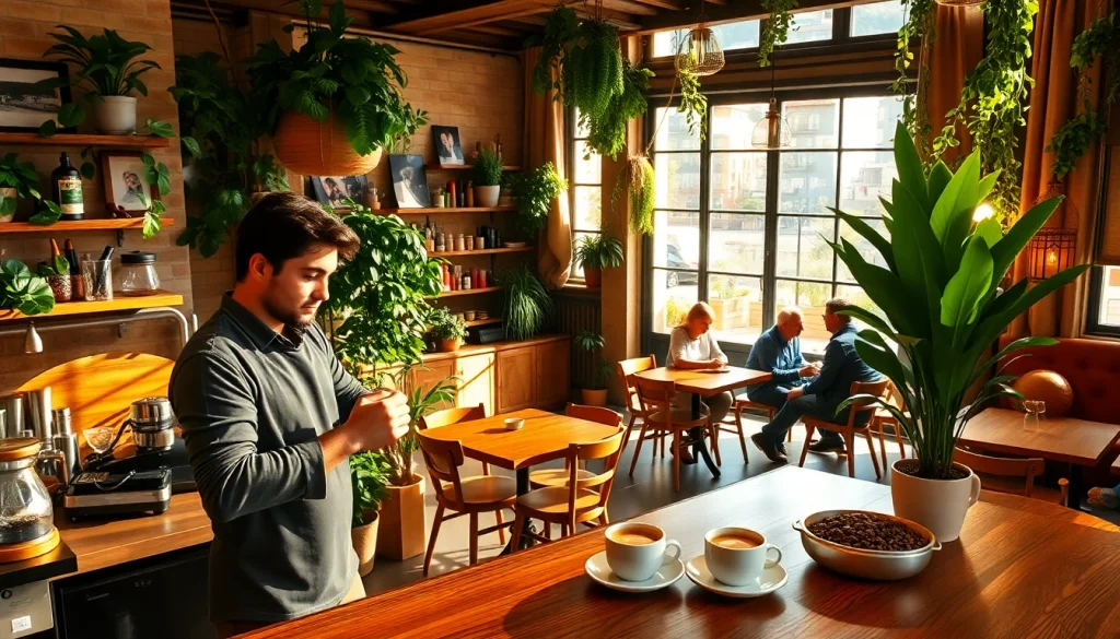 Enjoy a unique experience in a cozy Coffee shop Madrid with inviting decor and freshly brewed coffee.