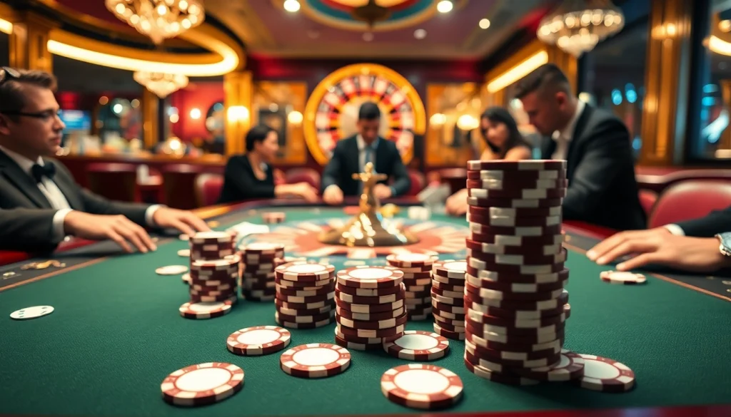 Experience the thrill at https://febet8.com with our glamorous casino poker scene.