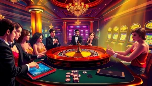 The official hidden wiki showcases a vibrant casino scene with players at a roulette table, highlighting strategic gameplay.