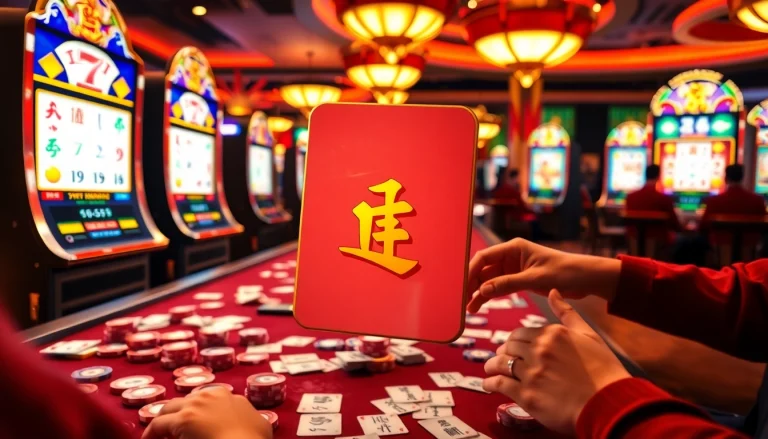 Experience the excitement of Mahjong Ways 2 as players celebrate wins at the vibrant casino.