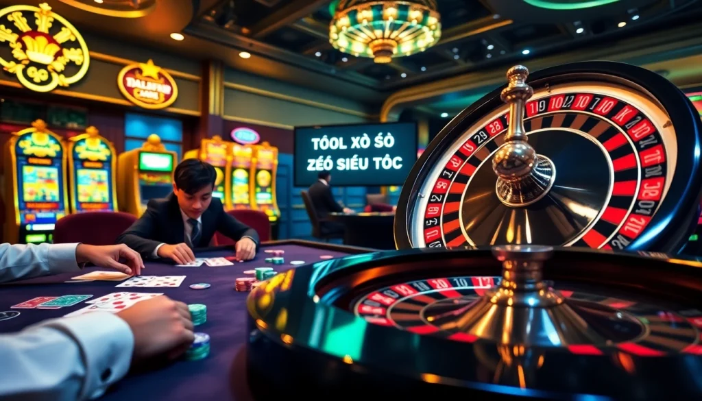 Experience the thrill of luxury gambling with Tool xo so sieu toc at a vibrant casino scene.