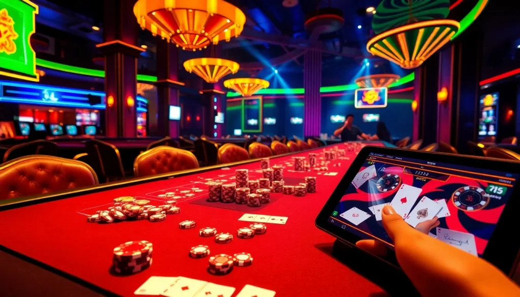 Experience thrilling gameplay in sex games ai at immersive casino tables with vibrant betting elements.