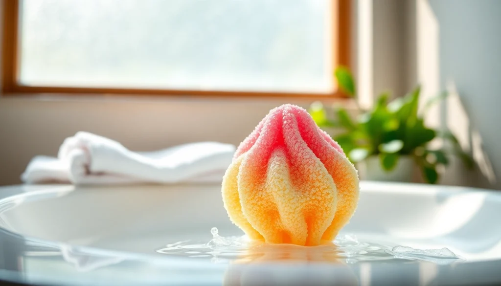 Using the best silicone loofah to enhance your bathing experience with texture and comfort.