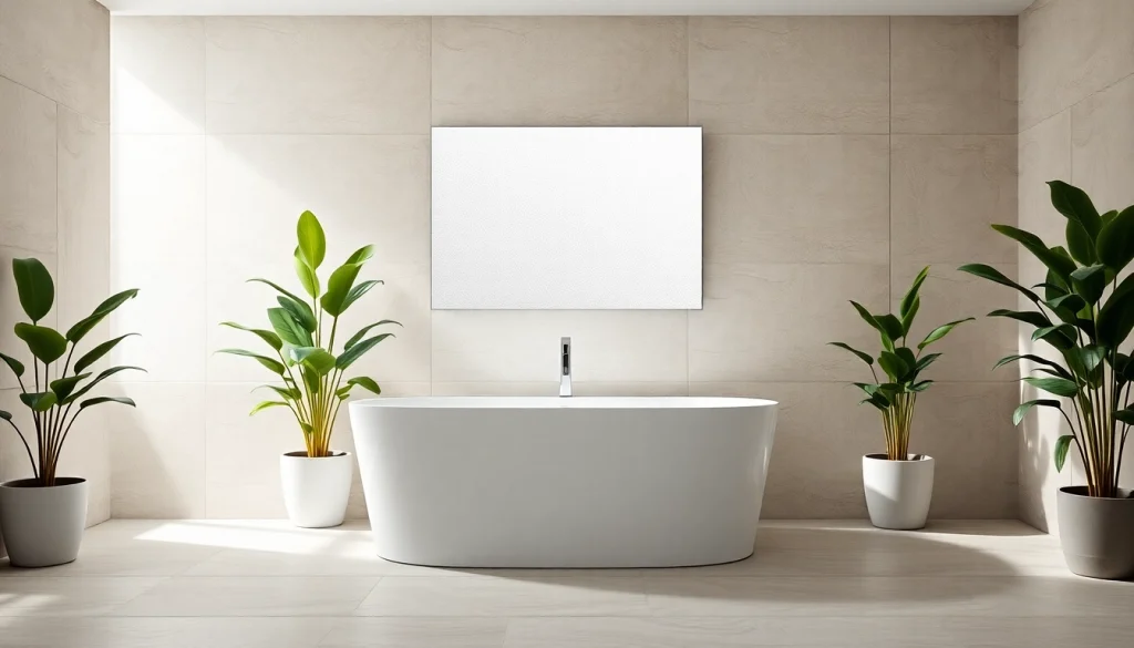 Installierte duschkabine 90x90 in modernem Badezimmer mit eleganten Details