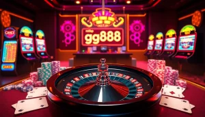 Experience thrilling casino gaming at https://gg888.info/ with vibrant roulette and colorful slots.