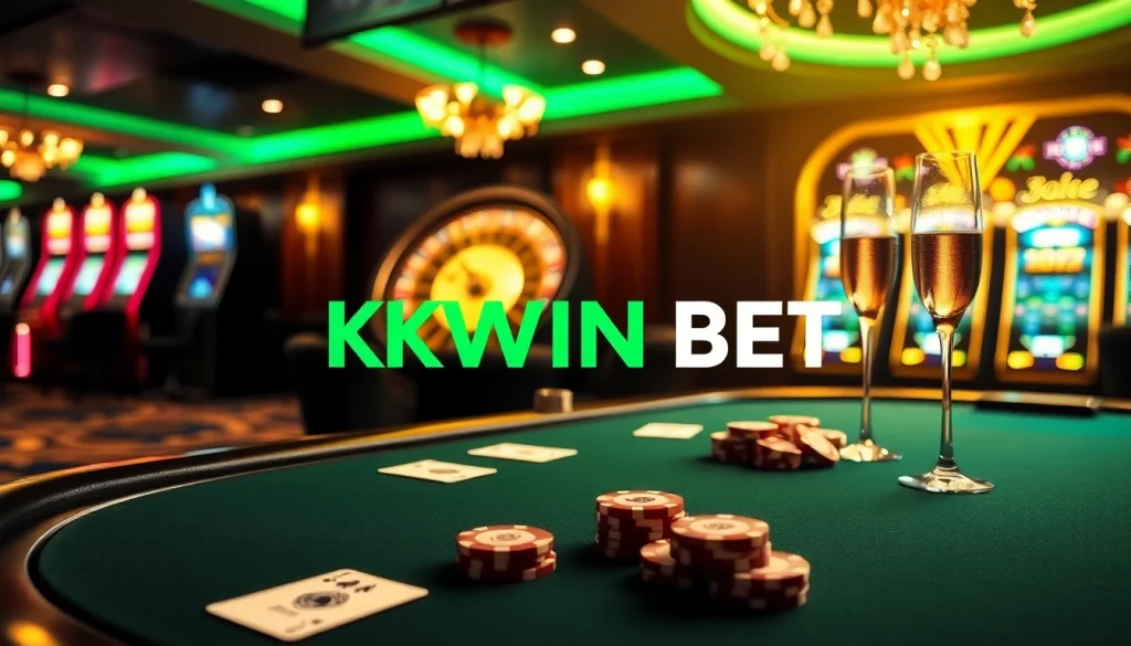 Experience the excitement of KKWIN BET at a deluxe online casino with poker and slot games.