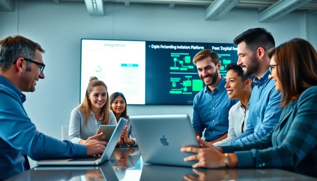 Team collaborating on Lending Platform Integration in a modern office setting.