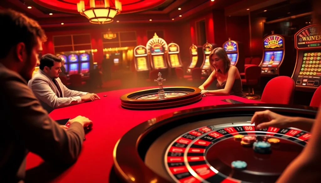 Experience the thrill of gambling at Hay88 with an engaging poker table scene filled with excitement.
