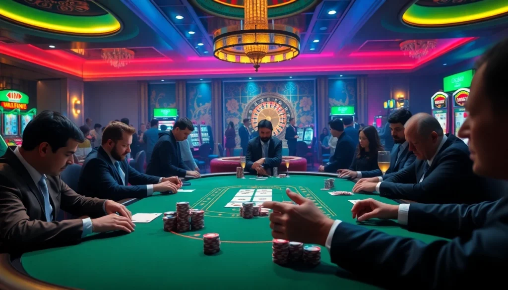 Engage with the thrilling atmosphere at https://mm88.br.com/ through a professional poker game featuring cards, chips, and excitement.