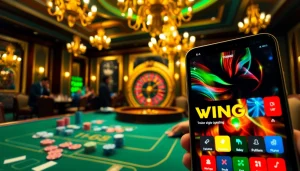 Engaging casino scene showcasing the TWIN68 app and poker action for immersive gaming experiences.